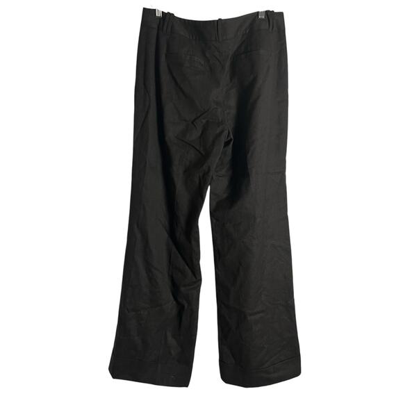 Ann Taylor LOFT Julie Fit Brown Wool Wide Leg Trouser Pants Size 8 - Picture 6 of 8